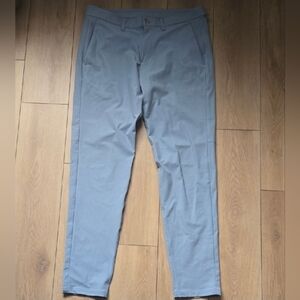 LULULEMON ABC Slim-Fit Trouser In Gray Warpstreme Sz 36